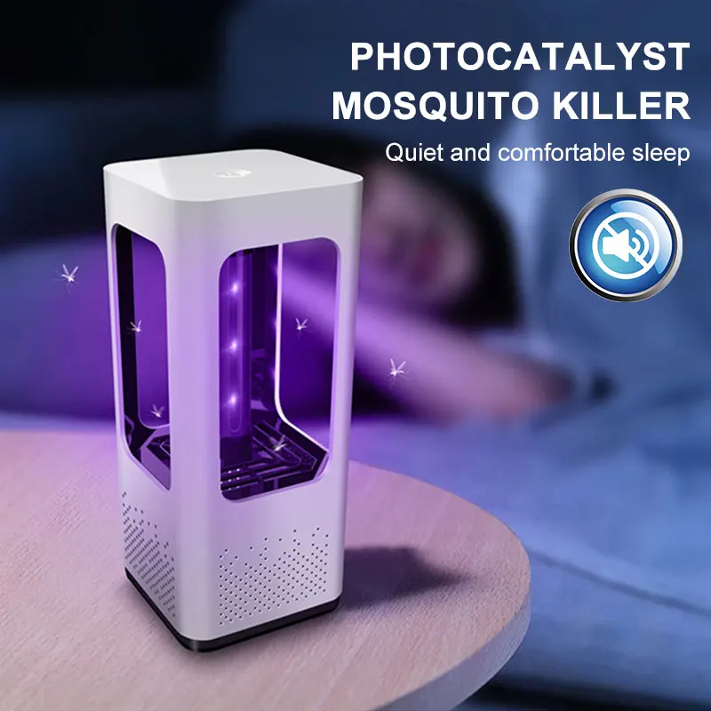 Удобный Настольный Ночной светильник от комаров, насекомых, USB, для борьбы с вредителями, для улицы, антимоскитная лампа