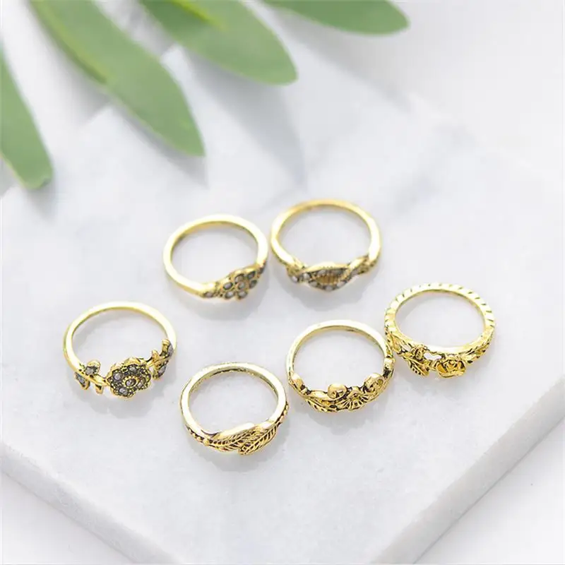 ECHUSN 2020 модные ювелирные изделия розовое кольцо anillos mujer золотого цвета аксессуары