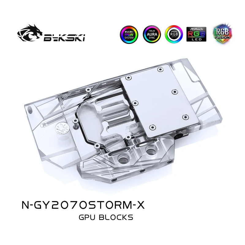 Блок водяного охлаждения Bykski для Galaxy GeForce RTX 2070 2060 Super (1 Click OC) Gainword GTX 1660TI N GY2070STORM