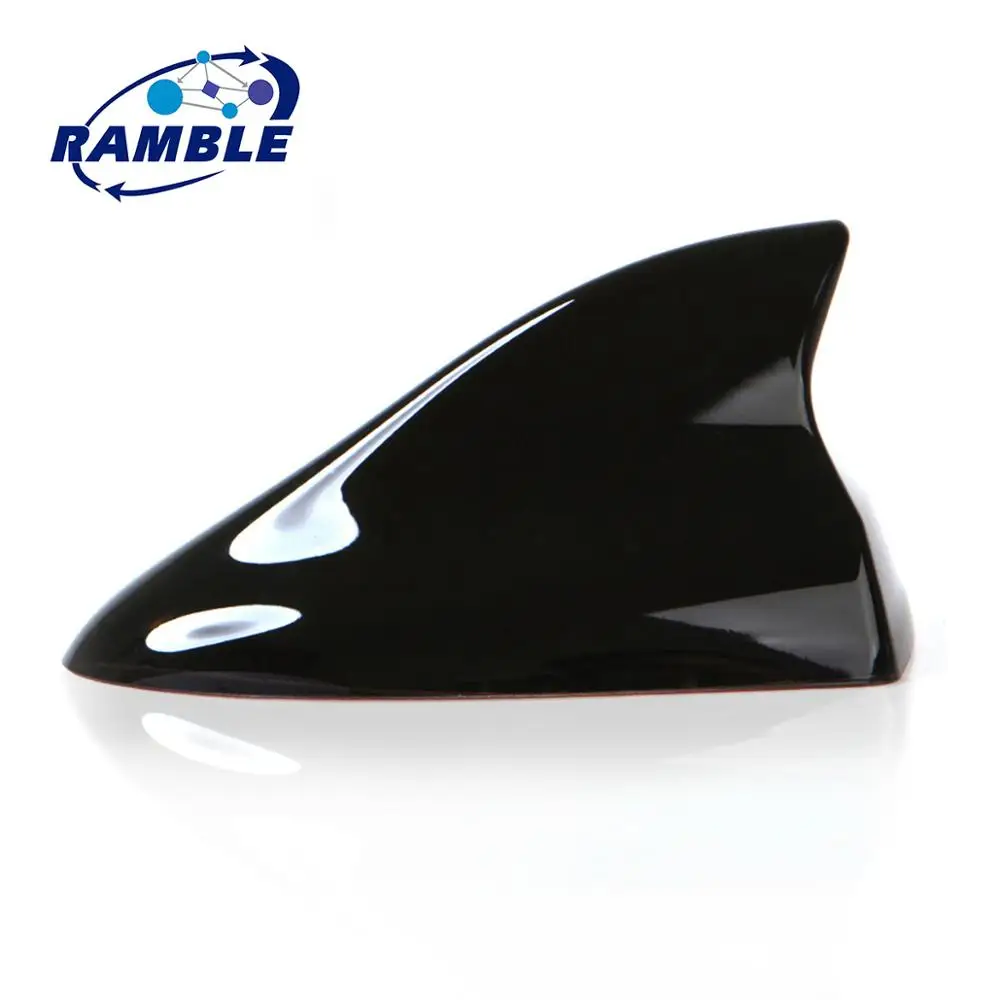 Black Shark Fin Roof Antenna For Subaru & Mazda - Glossy ABS, 3M Tape, No Drilling Required