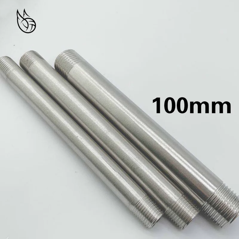 SS 304 нержавеющая сталь 100 мм Длина водопроводное соединение 1/4 &quot3/8&quot 1/2 &quot3/4&quot 1