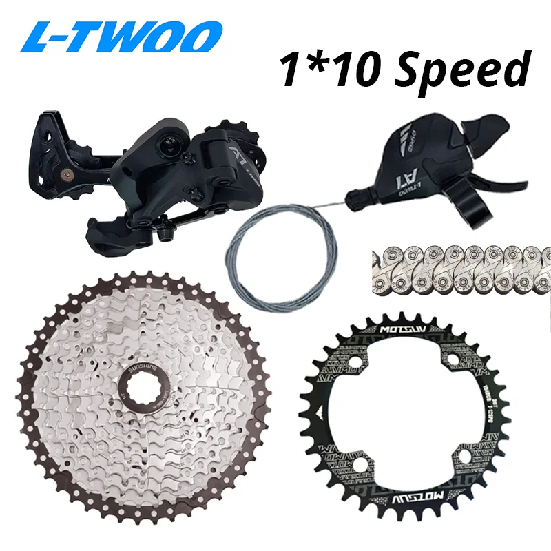LTWOO A7 1X10S Groupset 10 скоростей Рычаг переключения передач переключатель SUNSHINE cassette 42T 46T