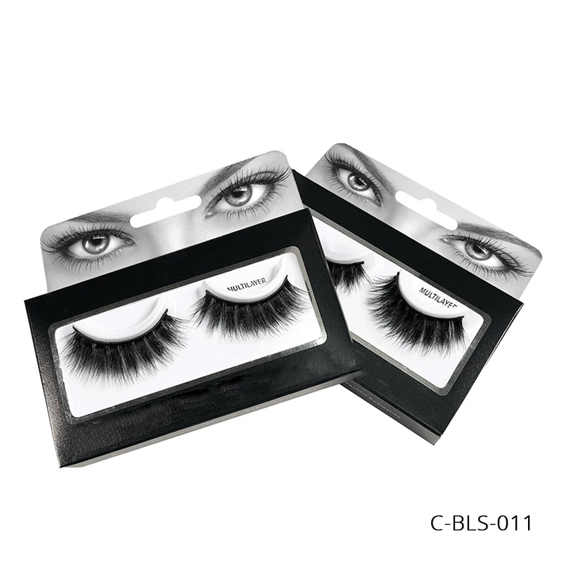 

Cursavela Eyelashes 6D Faux Mink Eyelashes Crossing Silk lashes Hand Made Strip Eyelash Extension Beautiful Package cilios