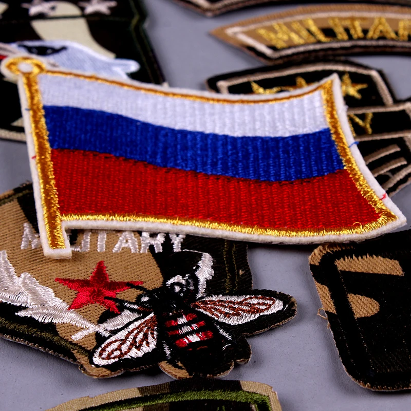 

Tactical Morale Patch Iron on Patches For Clothing Flag Embroidery Flag Air force Army Military Patch Army Badges On Clothes F