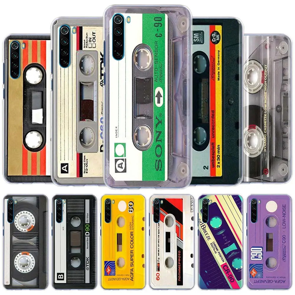 Classical Old Cassette Audio Phone Case for Xiaomi Redmi Note 8T 9S 9 Pro 6 7 8 6A 7A 8A 9A 9C K20 K30 Hard Cover | Мобильные