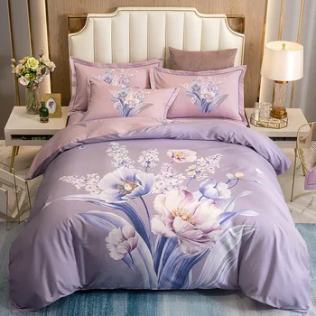 

Bedroom decoration duvet cover set Pure cotton comfortable duvet cover sheet bed cover household duvet cover set