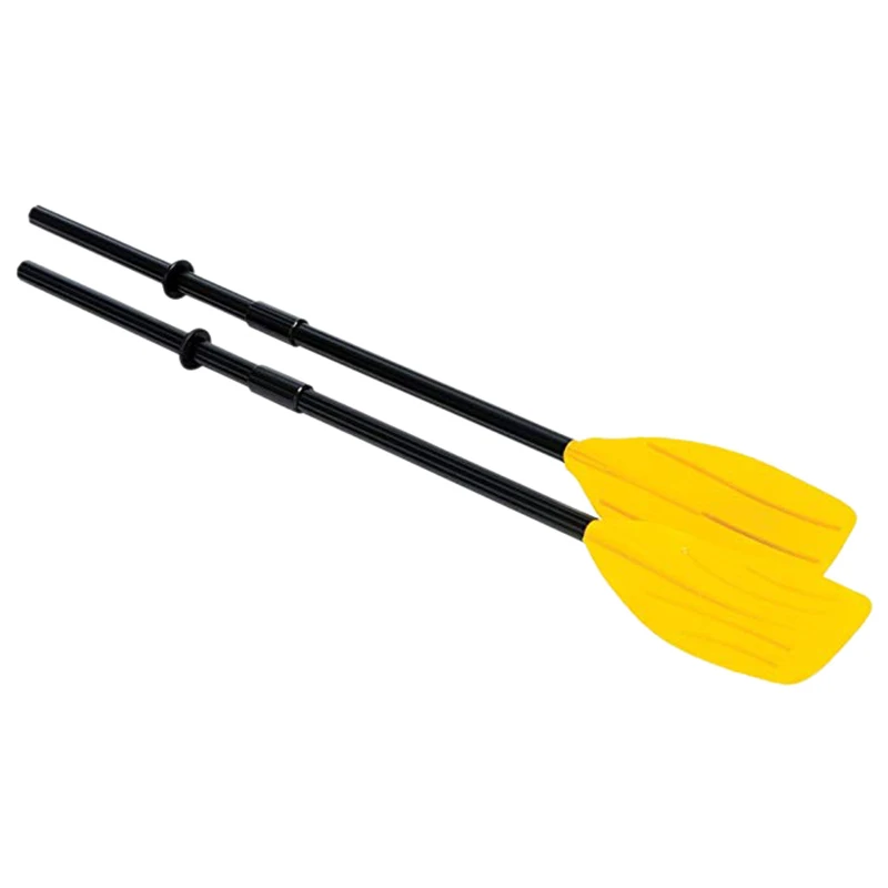 

48 Inch Summer Outdoor Paddles Detachable French Paddles Environmentally Friendly Pvc Kayaking Paddles Rubber Rowing Oars