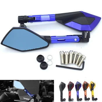 

Universal 8mm 10mm CNC aluminum motorcycle rearview mirror For Yamaha FZR400RR FZR600 FZR600R FZR750R FZR1000 MT-09