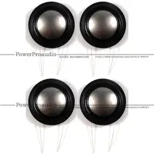 4 шт. 25,9 мм 1,02 дюйма твитер Голосовая катушка 8ohm 26 ядро титановая диафрагма Высокая чувствительность одна и та же Сторона для ремонта динамиков B& W