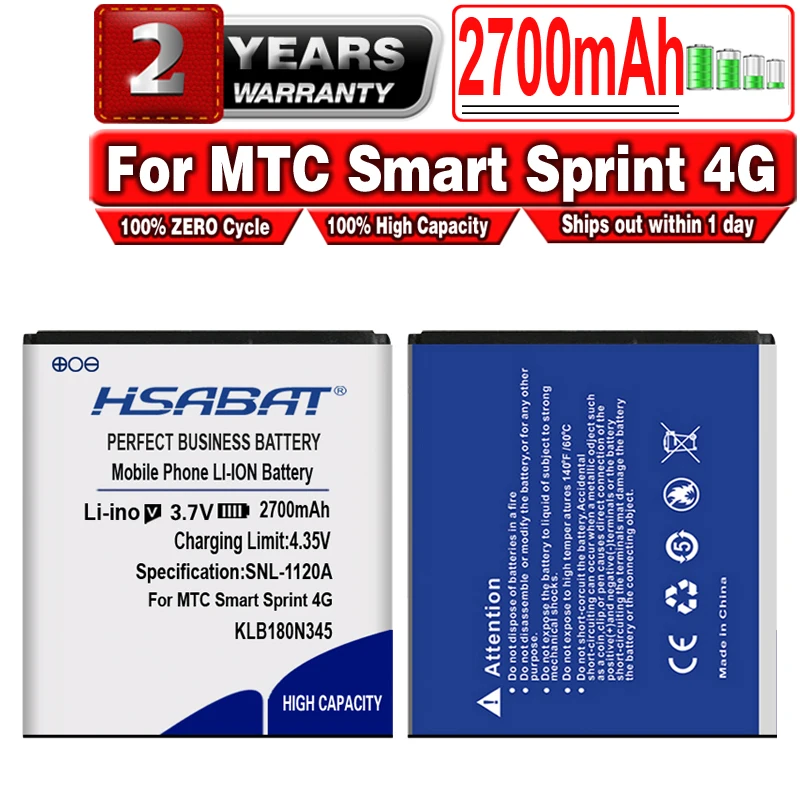 Аккумулятор HSABAT KLB180N345 2700 мАч для MTC Smart Sprint 4G Бесплатная доставка|Аккумуляторы для мобильных телефонов| | АлиЭкспресс