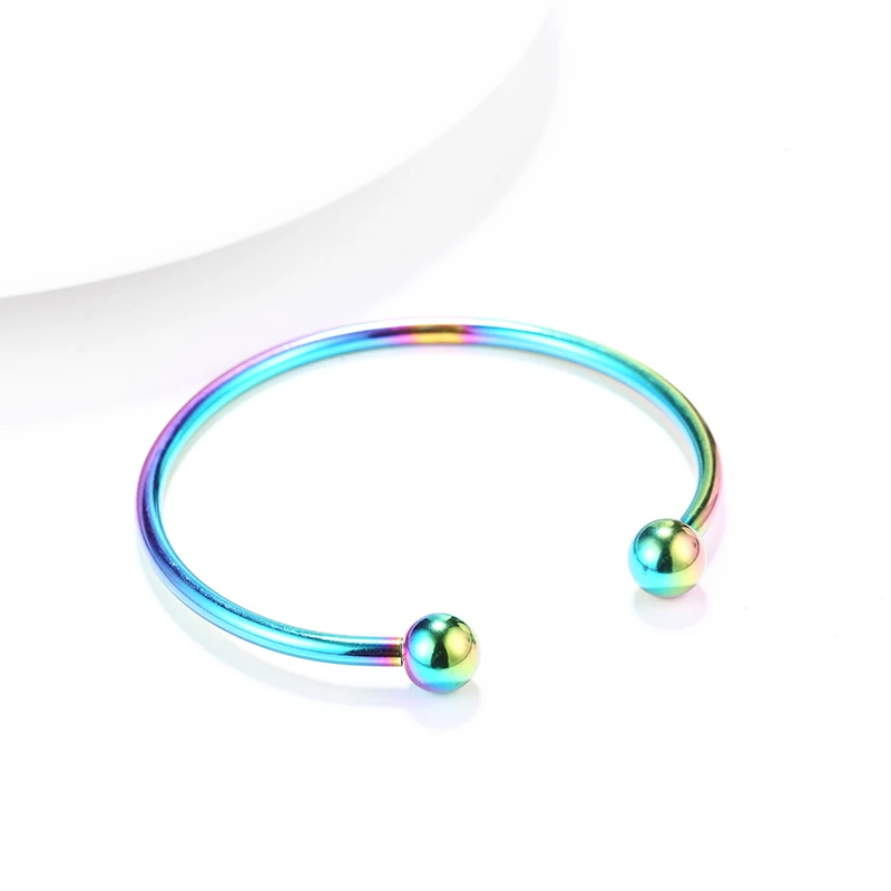 DIY Stainless Steel Bracelet Ball Bangle  (2)