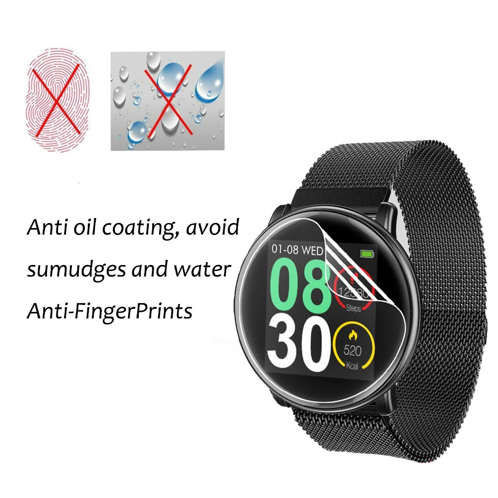 3 шт Защитная пленка tpu для UMIDIGI Uwatch Uwatch2 Smart Watch, защита на весь экран, Гидрогелевая мягкая прозрачная пленка