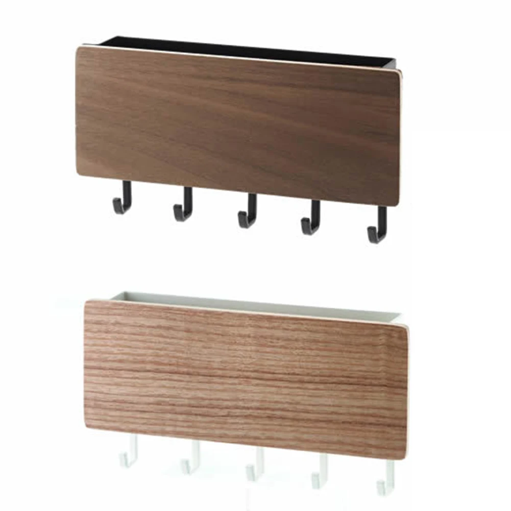 Новая настенная деревянная декоративная полка вешалка для хранения мелочей