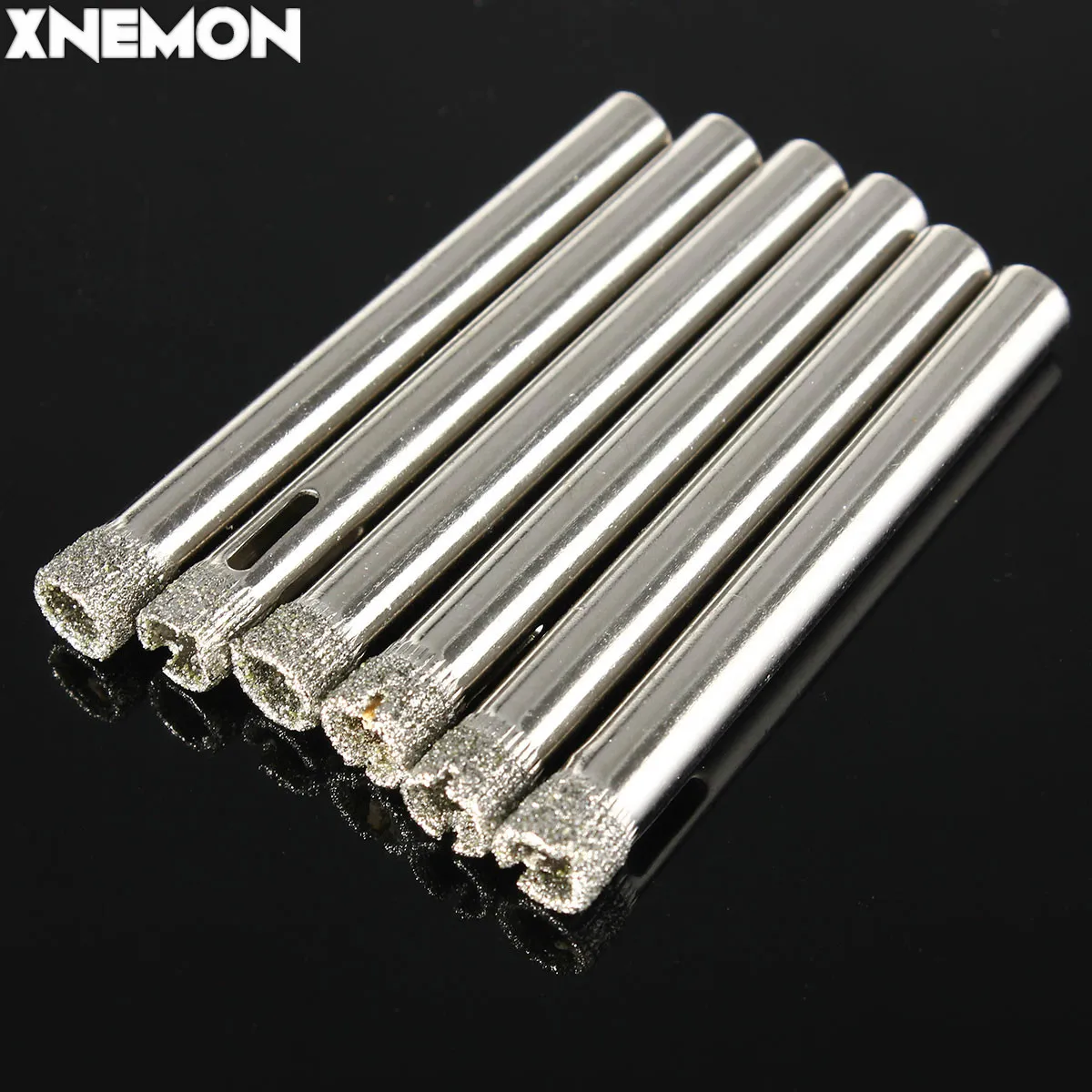 

10Pcs 1/4" inch 6 mm Diamond Coated Ceramic Rock Hole Saw Granite Drill Bit Masonry Drilling Cutter Tools for Stone Marble Glass