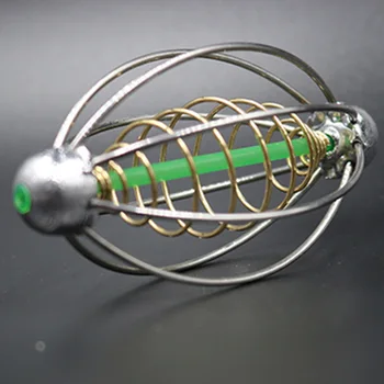 HOT OFFER ❤️ 1PCs 6 Wire Fishing Feeder Sinker Fishing Bait Basket Feeder Mould Set Inline with Mould Carp Lead Sinker Fishing Tackle 5/6/7cm - discount item 5% OFF Sports & Entertainment