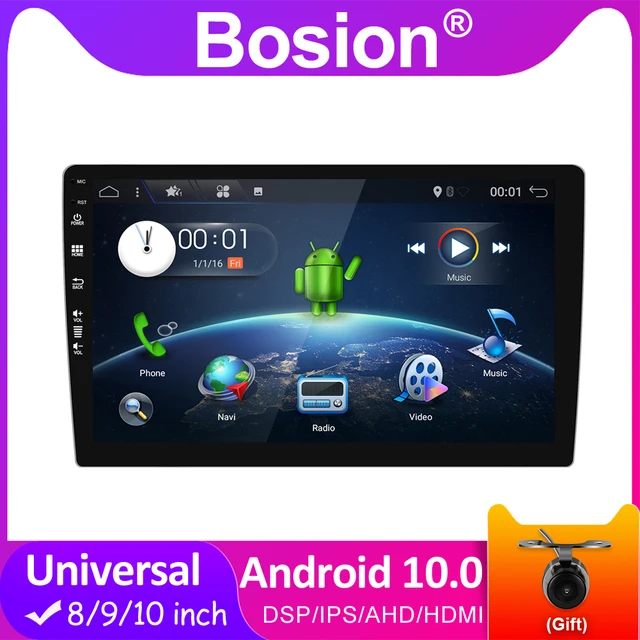 $197.21 Bosion 1 din DSP Android 10 Octa Core PX6 Car Radio Stereo GPS Navi Audio Video Unit Wifi BT IPS AMP 7851 OBD DAB+ SWC 4G+64G