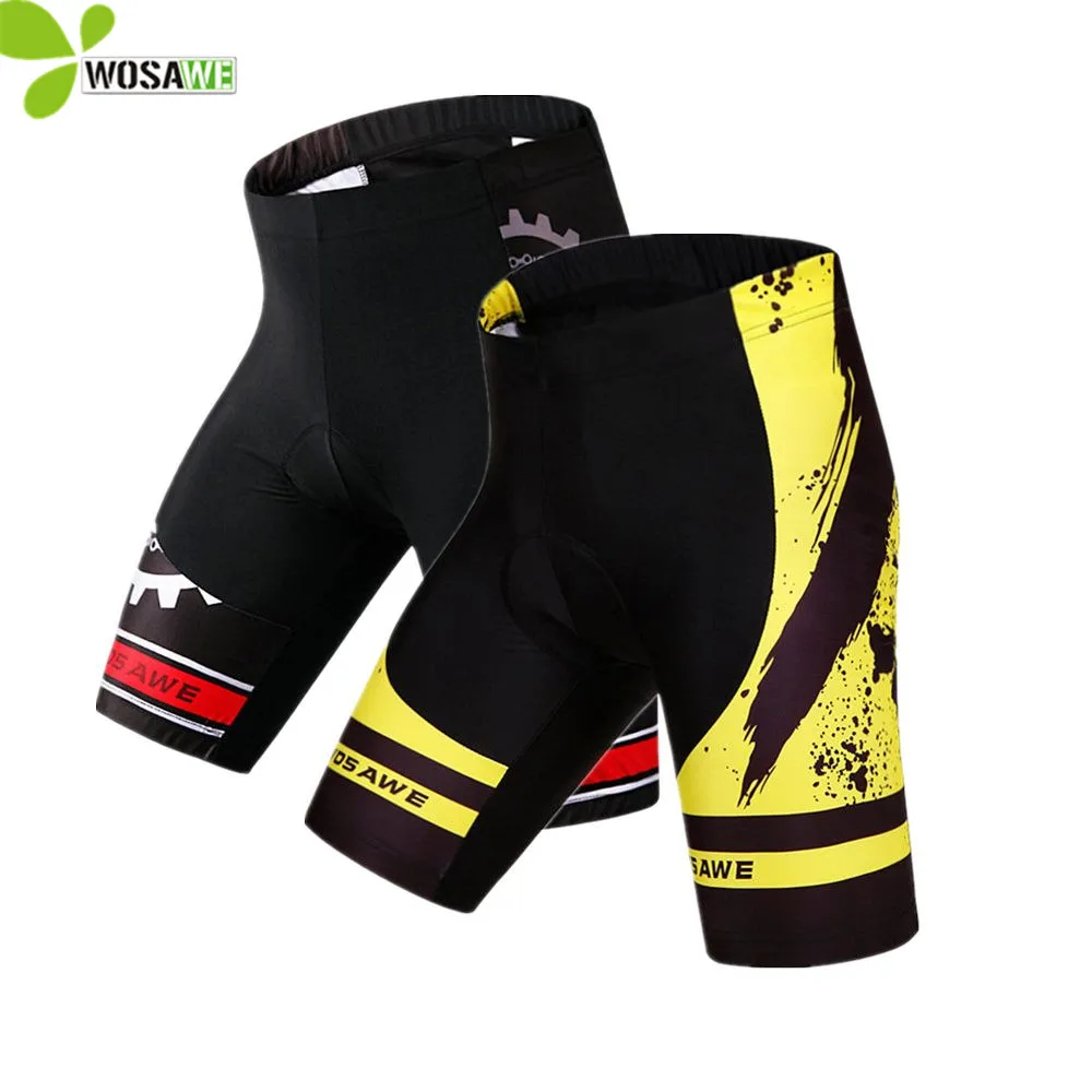 WOSAWE Мужские Мягкие велосипедные шорты ударопрочная MTB велосипедная одежда для