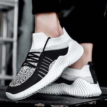 

Knit Casual Sneakers Trendy Breathable Outdoor Running Shoes