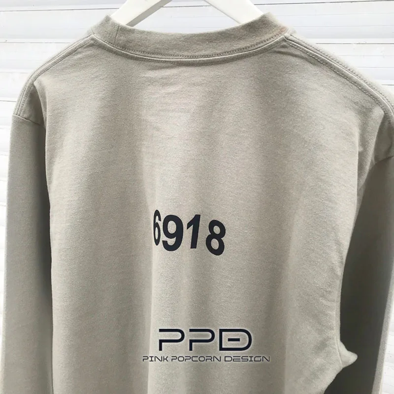 Уличный стиль; абстрактный принт для девочек; серо-зеленый пуловер с круглым вырезом; большие размеры; толстовки с длинными рукавами