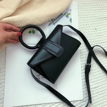 Модная Кожаная поясная сумка, поясная сумка для женщин, поясная сумка с круглой ручкой, нагрудная сумка через плечо, Брендовая женская сумка на плечо, поясная сумка