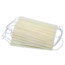 100 шт./упак. Анти-пыль Ветрозащитная маска одноразовые для рта для носа Уход за лицом для наращивания ресниц из нетканого материала тканевых масок-желтый