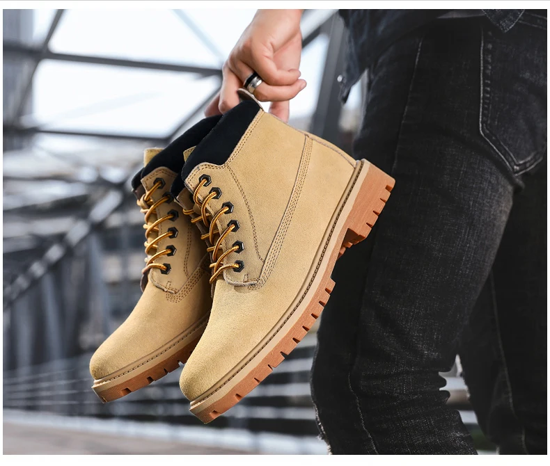 Обувь; мужские ботинки; замшевые зимние теплые ботинки Martens; крутые мотоциклетные мужские Ботильоны; классические мужские оксфорды; зимние ботинки; мужские рабочие ботинки
