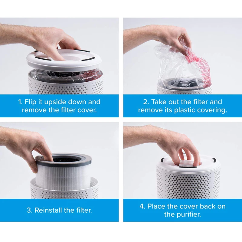 

Attachment Purifying Air Purifier Filters Set For LEVOIT Vista 200 Round Filtration Household Appliances Parts