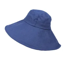 Хлопок, Женская Весенняя и летняя шляпа, складная с широкими полями, гибкая шляпа, для отдыха, от солнца, рыбацкие шляпы, для улицы, для путешествий, Солнцезащитная шапка s YL5