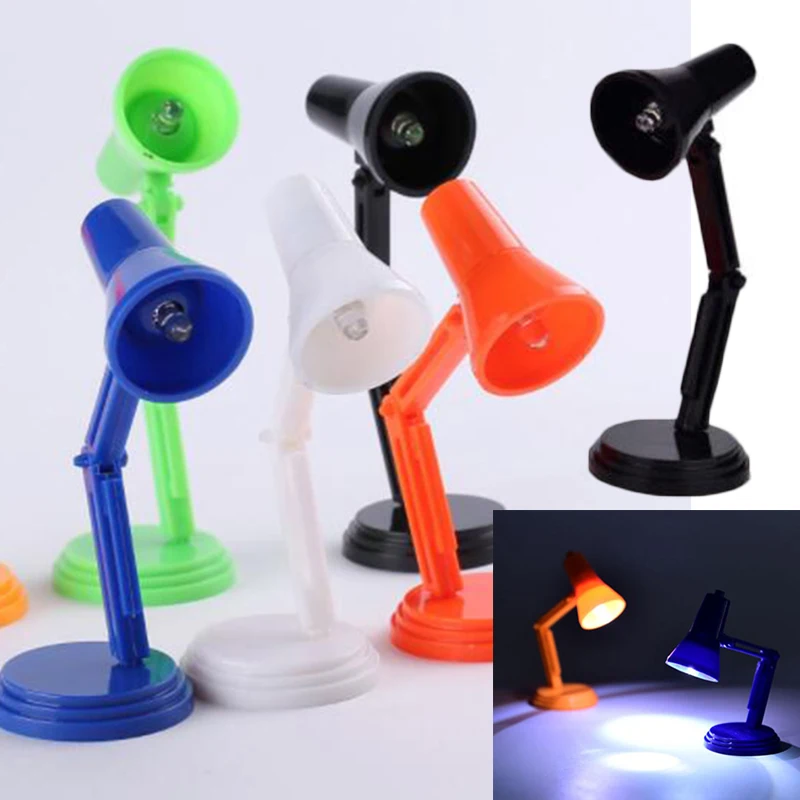 Multifunctional Mini Reading Lamp Desk Lamps Eye Protection Random Color
