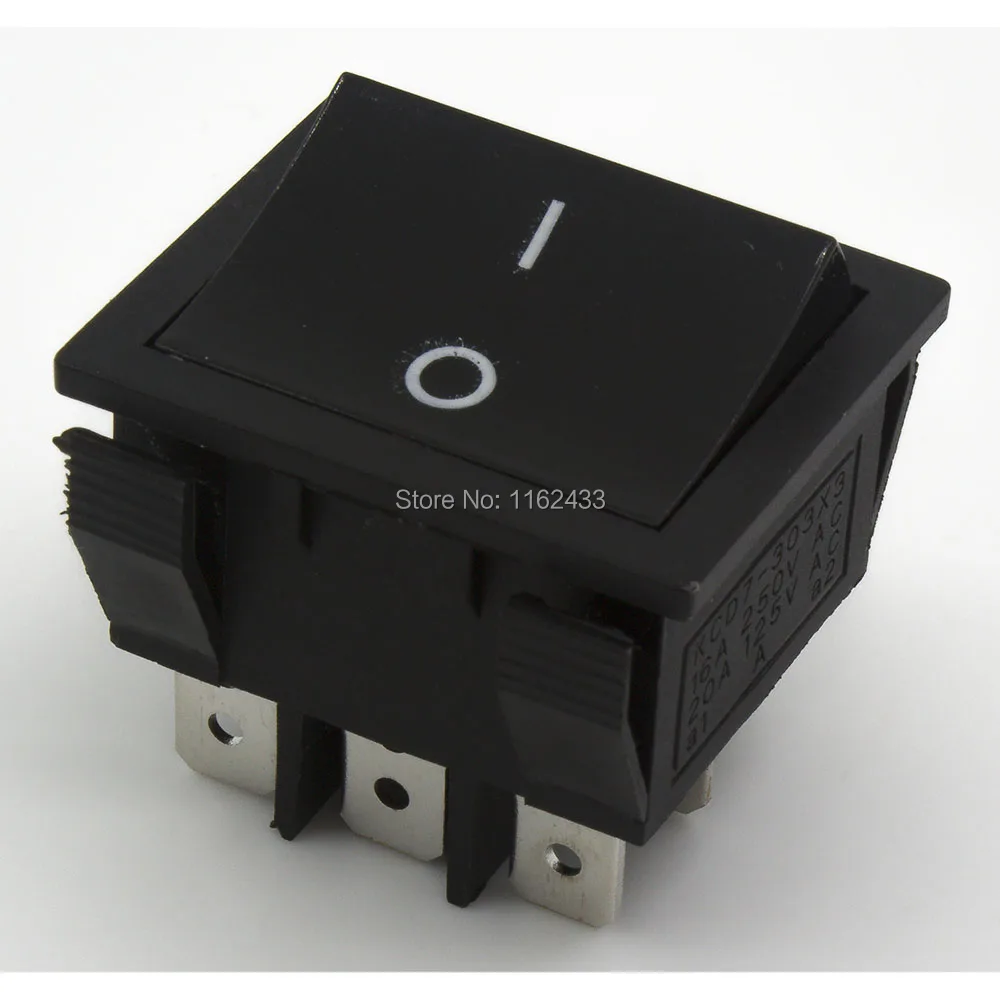 KCD7-301 перфорированный 28x31 мм 6-контактный переключатель питания для лодки