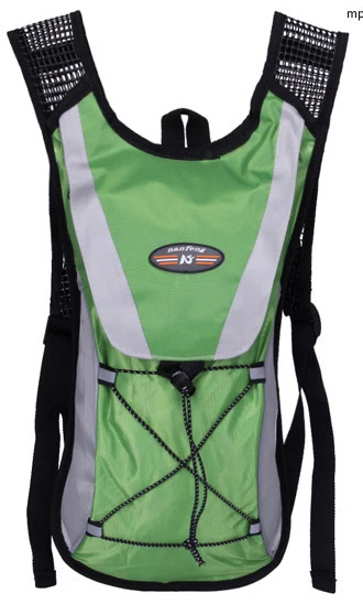 2L велосипедный гидратационный рюкзак для велоспорта, альпинизма, путешествий, мини велосипедный рюкзак, для спорта на открытом воздухе, сумки для воды, для велоспорта, для альпинизма, для бега - Цвет: Зеленый