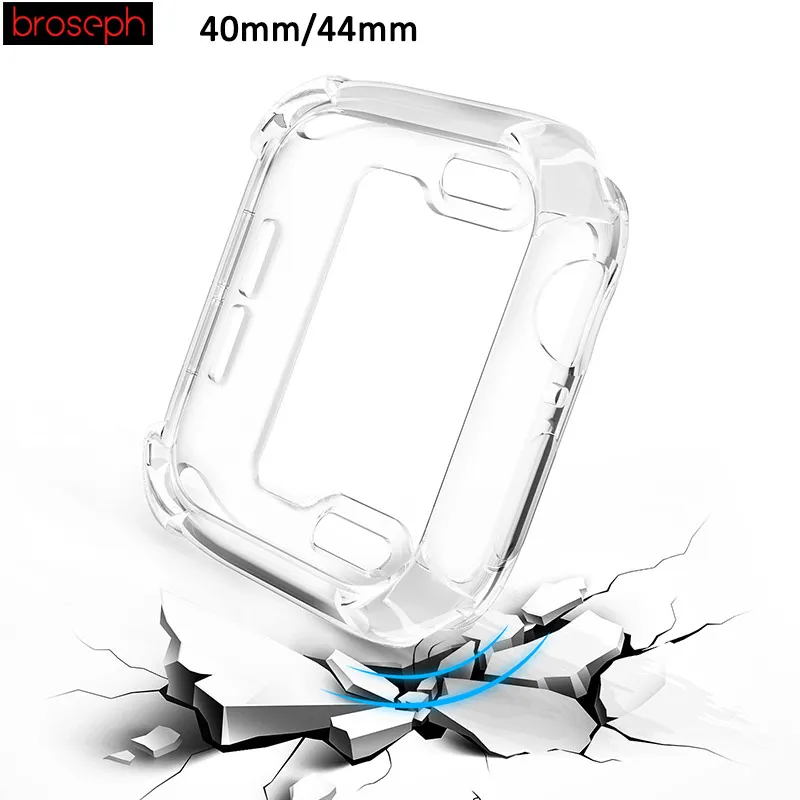 

Watch TPU Case Cover for Apple Watch 4 Band 40mm 44mm Protective Shell Case for iwatch Series 4 Watch Bumper