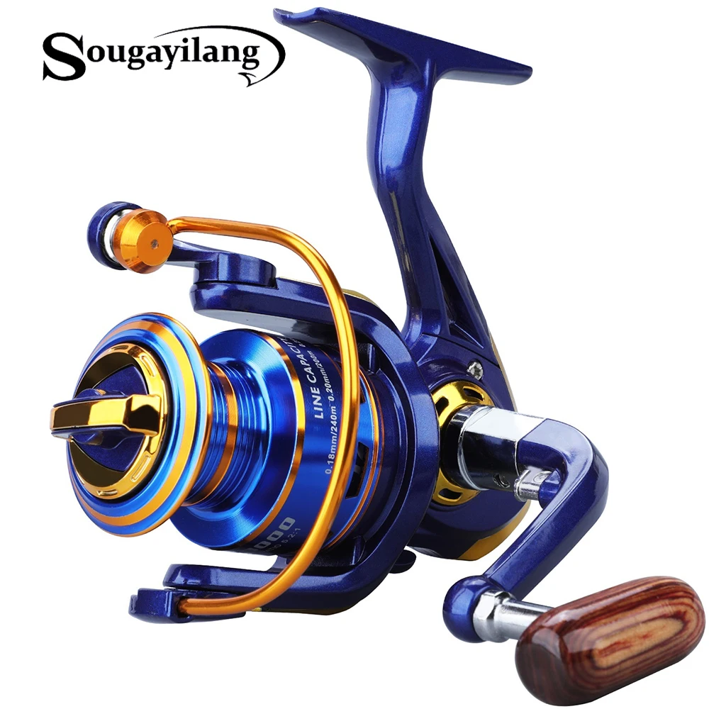 

Sougayilang 1000-4000 Spinning Fishing Reel 12BB Ball Bearing Fishing Wheel for Freshwater Fishing Saltwater Fishing Tool
