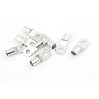 

8 Pcs SC50-8 Non-insulated Crimping Type Eyelet Tin Plated Copper Lug