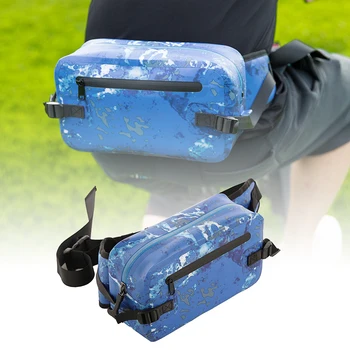 

Blue Sports Waist Bag Fanny Pack Belt Pouch Outdoor Hiking Bicycle Riding Tools