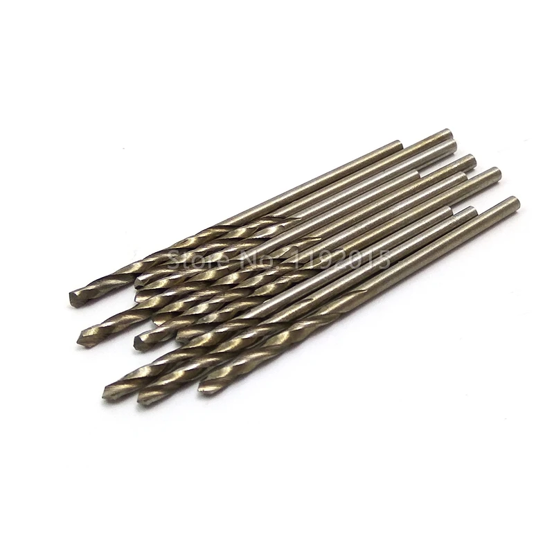 10pcs/lot Micro High Speed Steel HSS Straight Shank Mini Twist Drill Bits Electric Drill Rotary Power Tools 0.5 1.0 2.0 3.5MM