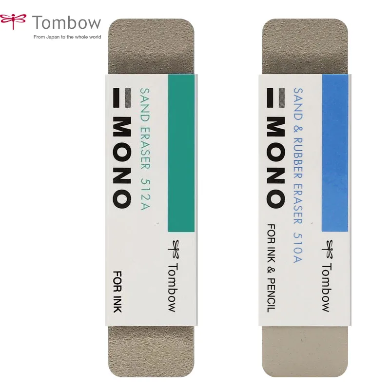 Tombow Mono Sand Eraser ES-512A/ES-510A Double Head Gel Pen Pencil