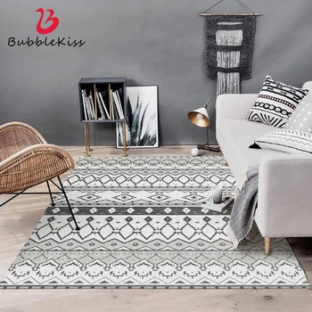 

Bubble Kiss Carpets For Living Room Large Ethnic Style Floor Mat Geometric Pattern Rug Nordic Home Bedroom Decor Non-Slip Carpet