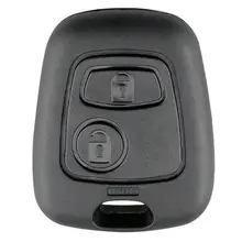 2 кнопки дистанционного управления авто брелок авто чехол заготовка для ключа зажигания для peugeot 206