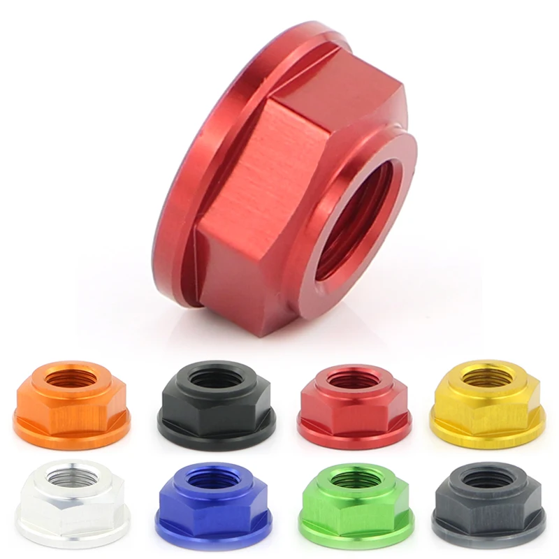 

6 Pcs M10*1.25 Rear Sprocket Wheel Axle Nuts For Suzuki GSX 250R GSX 650F GSX 750S Katana GSX 1000S Katana GSX-S750 GSX-S1000/F