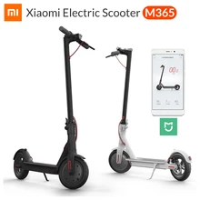 Электрический скутер XIAOMI MIJIA m365 e, складной электрический скейтборд e bike для взрослых, 30 км, время работы от аккумулятора, умное подключение к приложению электросамокат самокат электрический самокат