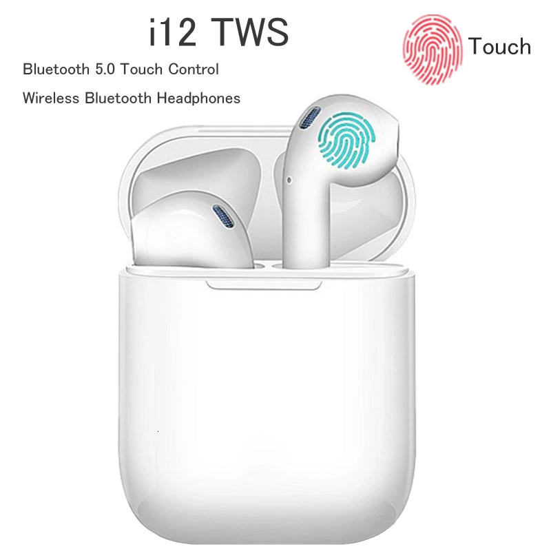 

i7s I12 1:1 Air TWS 5.0 Bluetooth Earphones Earbuds XY Wireless headset PK w1 chip i20 LK TE9 LK-TE9 Headphone for phone