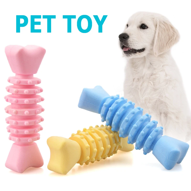 

Pet Dog Chew Toy Molar Teeth Cleaning Bone Shape Pet Puppy Interactive Toys Bite Resistant Extra-tough Tooth Clean TRP Dogs Toys