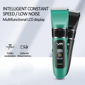 

Hair Trimmer Beard Trimmer Electric Shaver Razor Hair Clipper Green Machine Adjustable Fashion Barber Men Face Care Tool