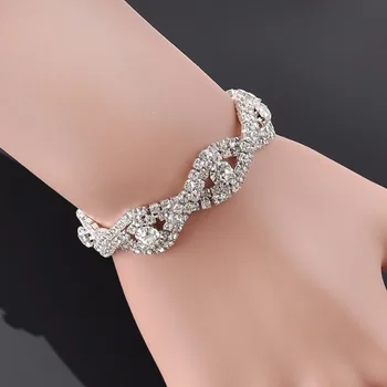 

925 silver bracelet women fine jewelry wholesale Simple special brand gift Fashion Smooth Love Heart Charm Mixed Bracelet Women