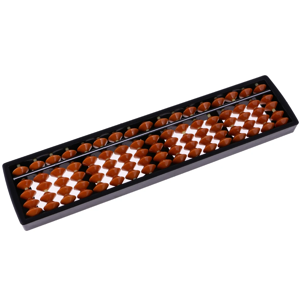 Portable 17 Rods Plastic Beads Abacus Soroban Count Number Tool Early Learning Math Toy