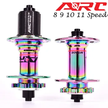 

ARC Bike Hub 32 Holes 4bearing 120sounds 11 Speed Barrel Shaft Quick Disassembly Rainbow Color Mountain Bicycle Parts Wheel-Hub