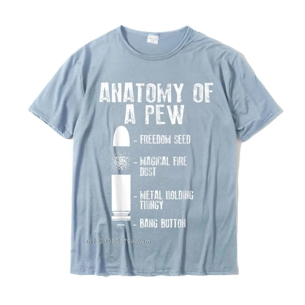 Geek Top T-shirts Casual Short Sleeve Brand New Crew Neck 100% Cotton Tops T Shirt Print Tee Shirt for Students Fall Anatomy Of A Pew Funny Weapon Gun Bullet-Proof Gift T-Shirt__4413 light