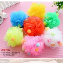 30 грамм в Корейском стиле Желе Зерна губка, мочалка Ванна губчатая сетка губка окружающей среды PE Бомбочки для ванны полотенце