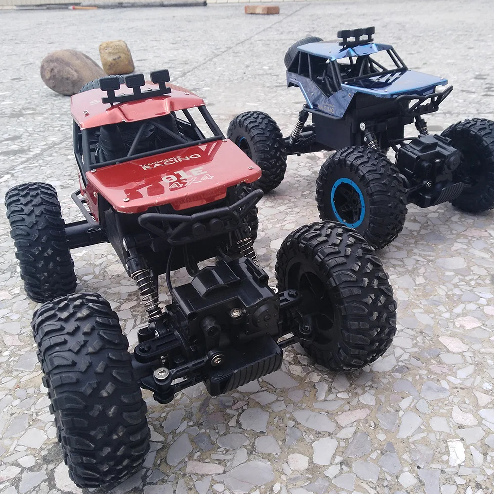 2,4 г 4WD сплав 1:14 Багги зарядка Радиоуправляемый пульт дистанционного альпинизма автомобиль металлический внедорожный автомобиль мальчик пульт дистанционного управления модель игрушки